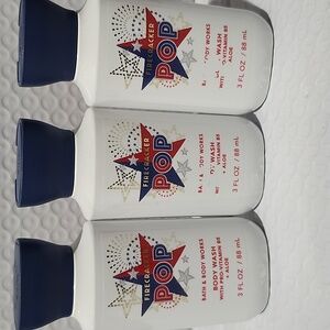 Bath & Body Works Firecracker Pop Body Wash Bundle Of 3